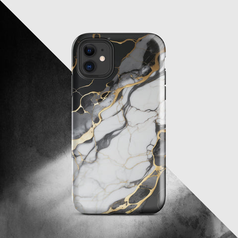 B&W Marble design, Tough Case for iPhone®