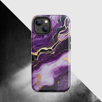 Purple Marble Design, Tough Case for iPhone®