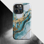 Turquoise Marble Design, Tough Case for iPhone®